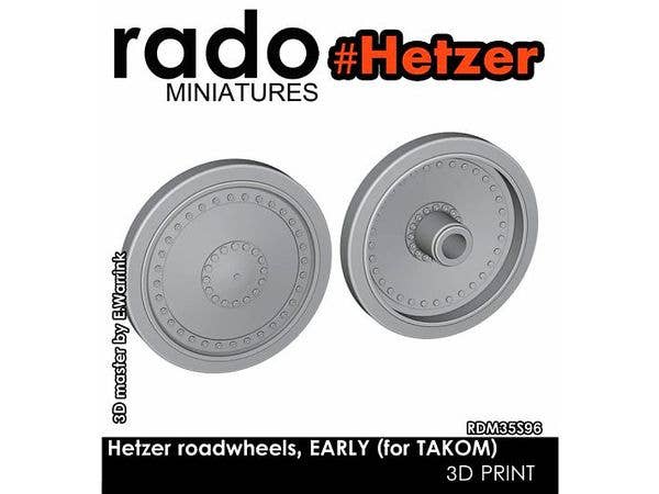 Hetzer Roadwheels, Early (for Takom)