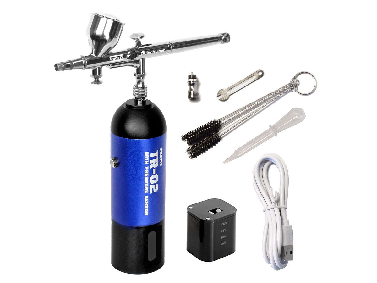 PROFIX Rechargeable Airbrush TR-02 PRO (Classic Blue)