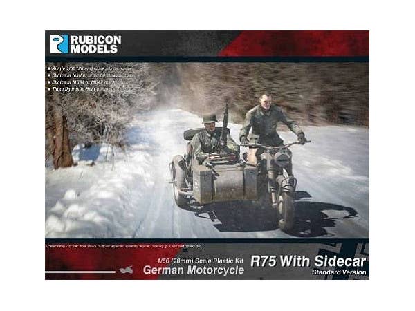 German Motorcycle R75 with Sidecar