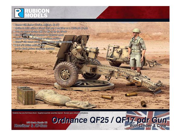 Ordnance QF25 / QF17 Pound Cannon (with Troops)