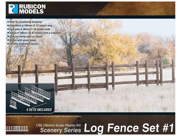 Log Fence Set