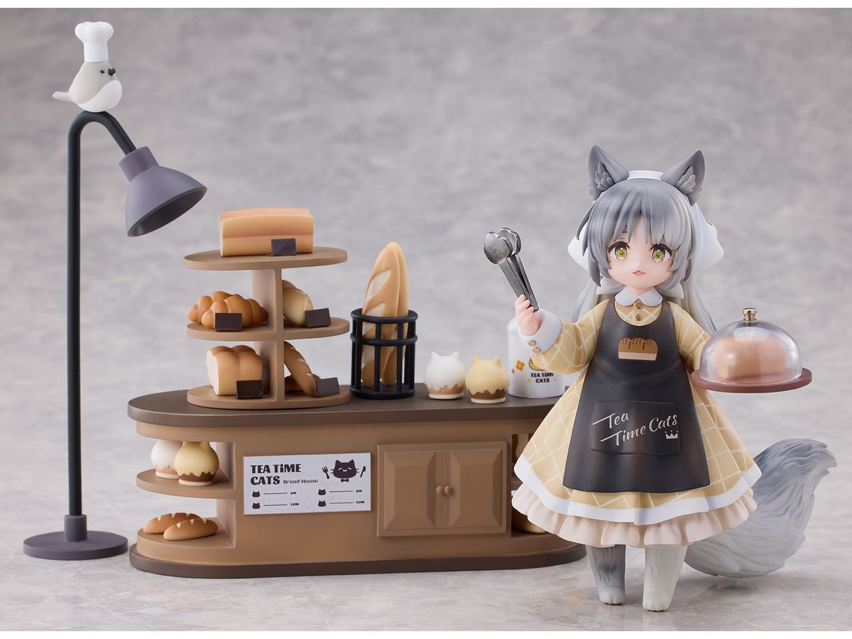 DLC Series Tea Time Cats Scene: Meow Town Bakery Clerk