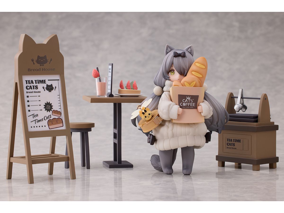 DLC Series Tea Time Cats Scene: Meow Town Bakery Customer