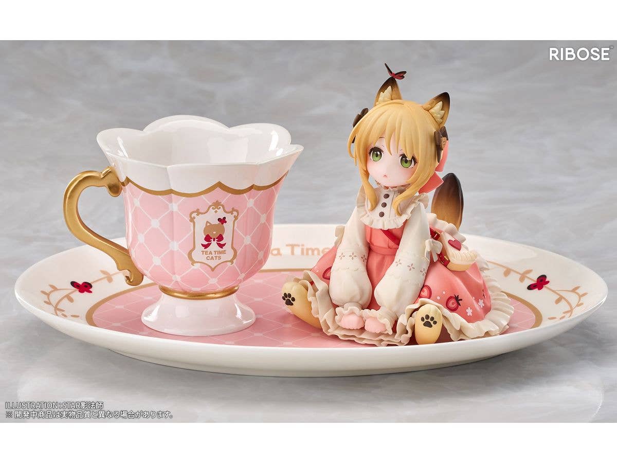 DLC Series Tea Time Cats Orange Cat