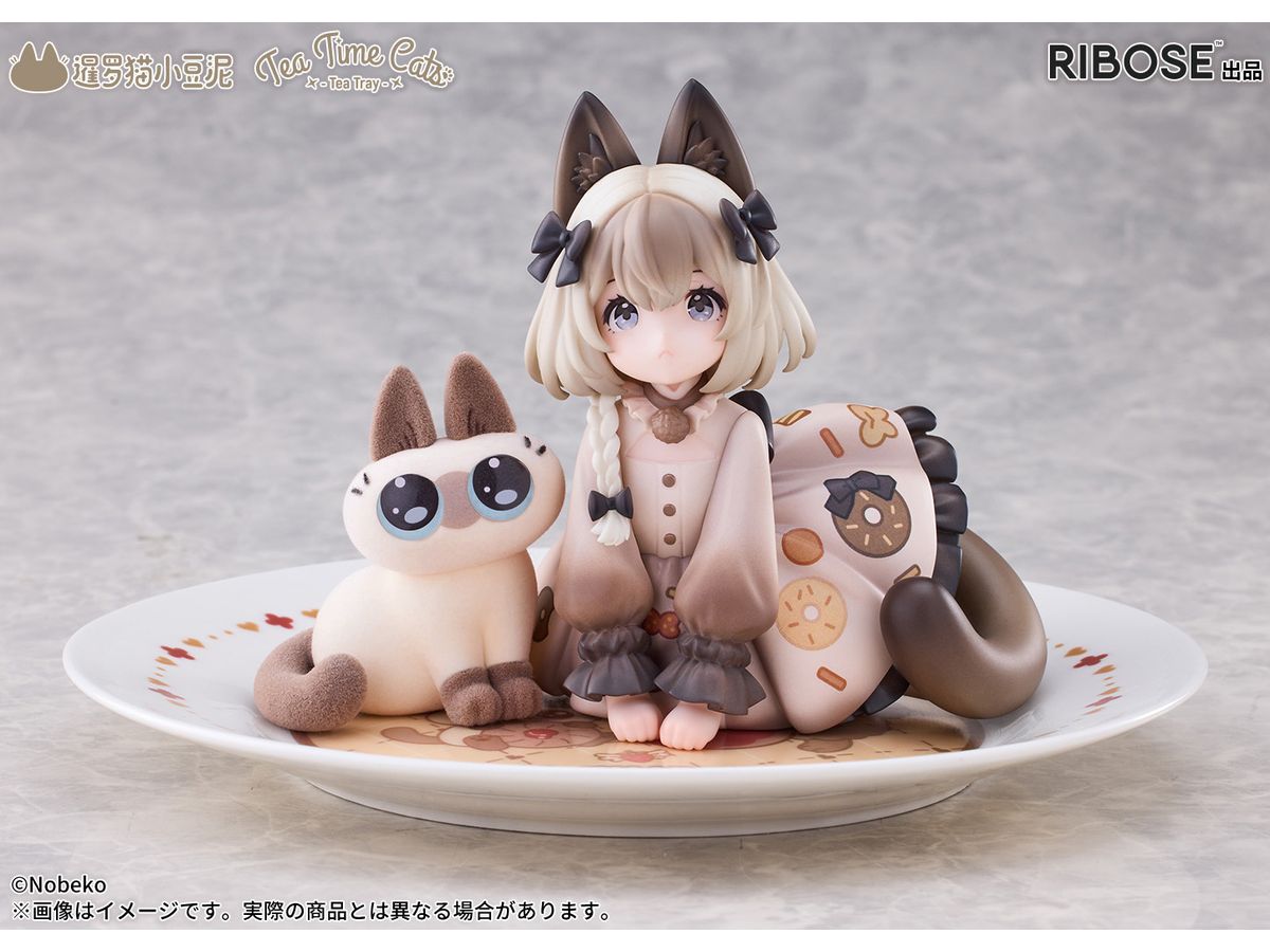 DLC Series Tea Time Cats x Siamese Cat Azuki-san Friendship Collaboration Limited Set