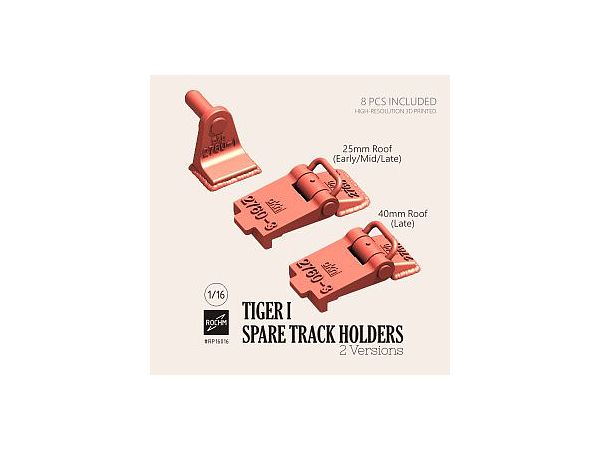 WWII German Tiger I Heavy Tank Spare Track Holder for Turret (8 Sets)