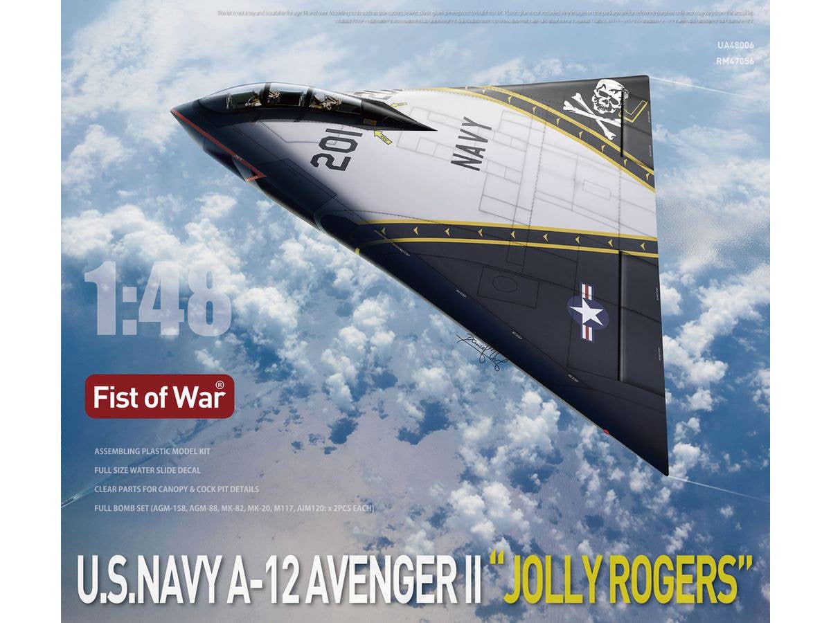 US Navy A-12 Avenger II VF-84 Jolly Rogers