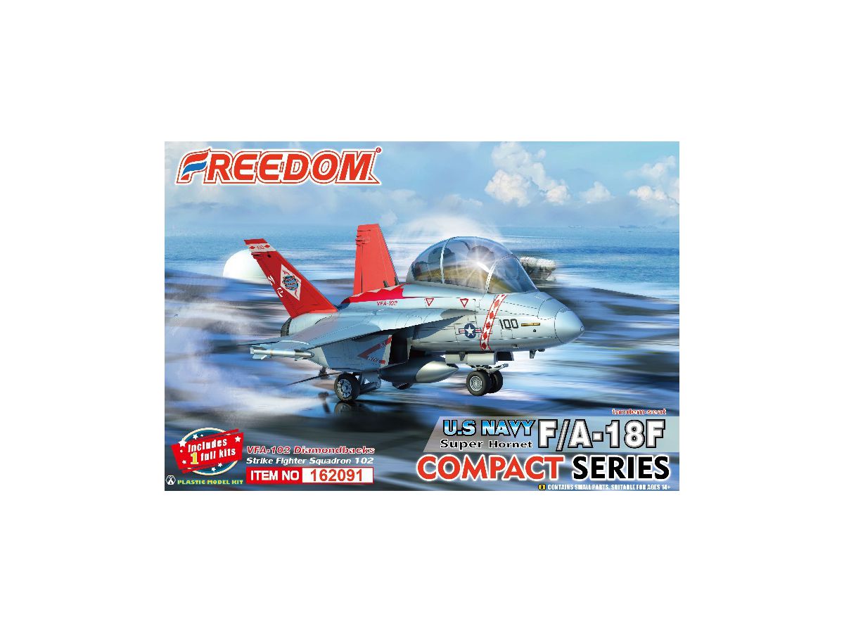 Compact Series: U.S Navy F/A-18F Super Hornet Double Seat VFA-102 Diamondbacks