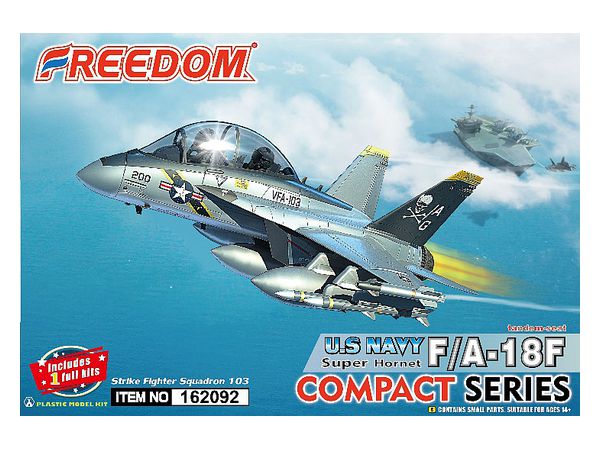 Compact Series: U.S Navy F/A-18F Super Hornet Double Seat VFA-103 Jolly Rogers