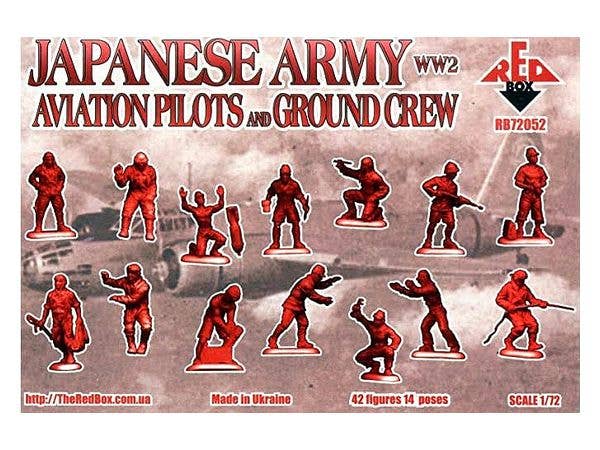 WWII Japanese Army Aviation Pilots and Ground Crew
