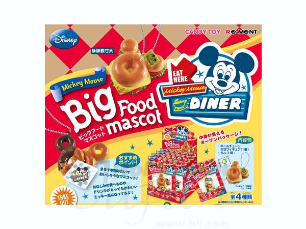 Mickey Mouse Big Food Mascot: 1Box (8pcs) | HLJ.com
