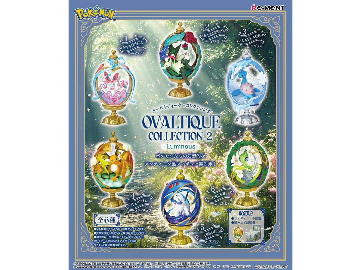 Pokemon: OVALTIQUE COLLECTION 2 -Luminous- 1Box 6pcs