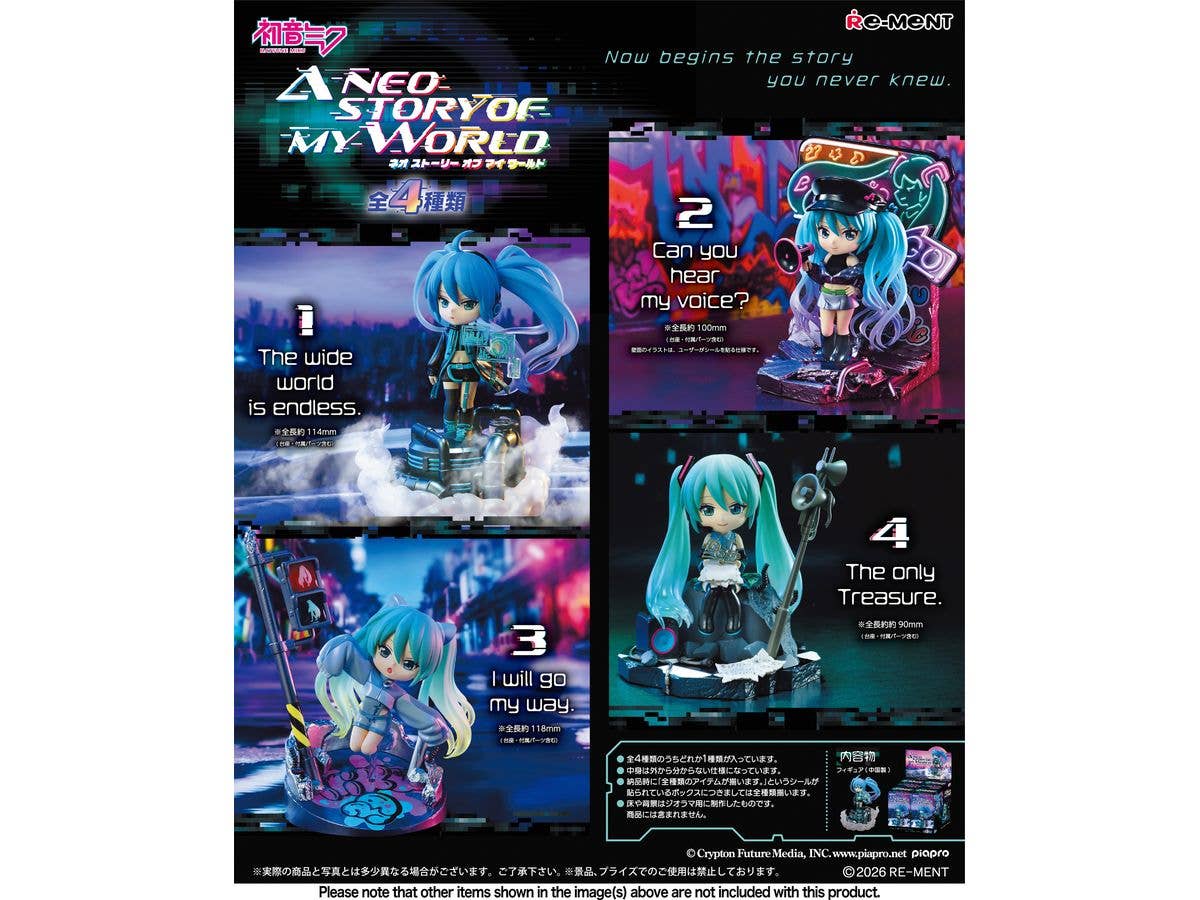 Hatsune Miku Series: A NEO STORY OF MY WORLD 1Box 4pcs