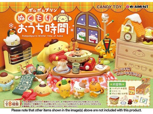 Pompompurin Winter time at home 1Box 8pcs