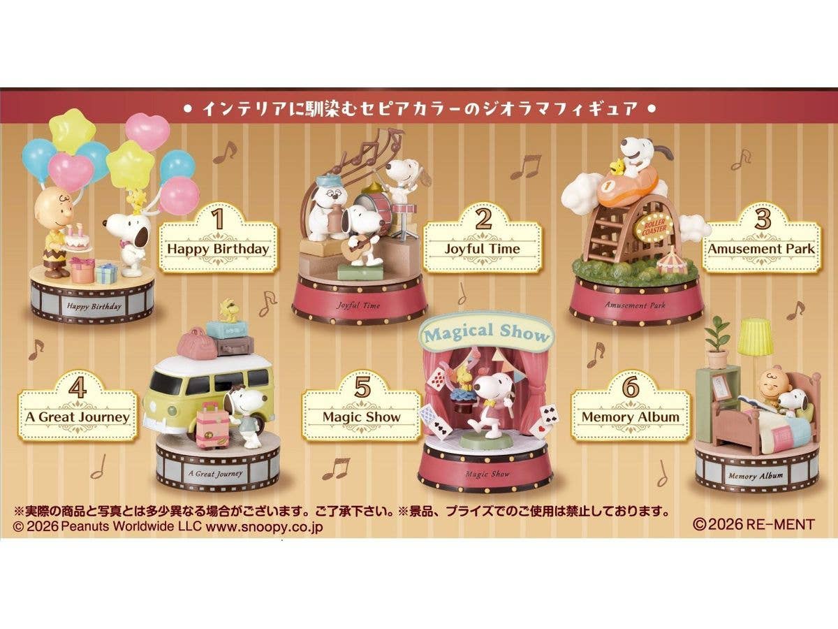 snoopy Sepiament Collection -Hapiness Moment- 1Box 6pcs