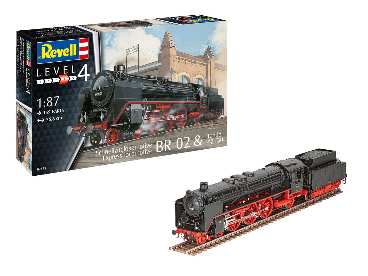 BR 02 & Tender 2'2'T30 Schenllzuglokomotive Express Locomotive