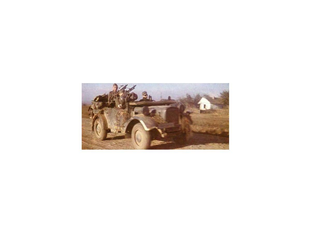 German Einheits-PKW Kfz.4 Light Four-Wheel Drive Anti-Aircraft Vehicle