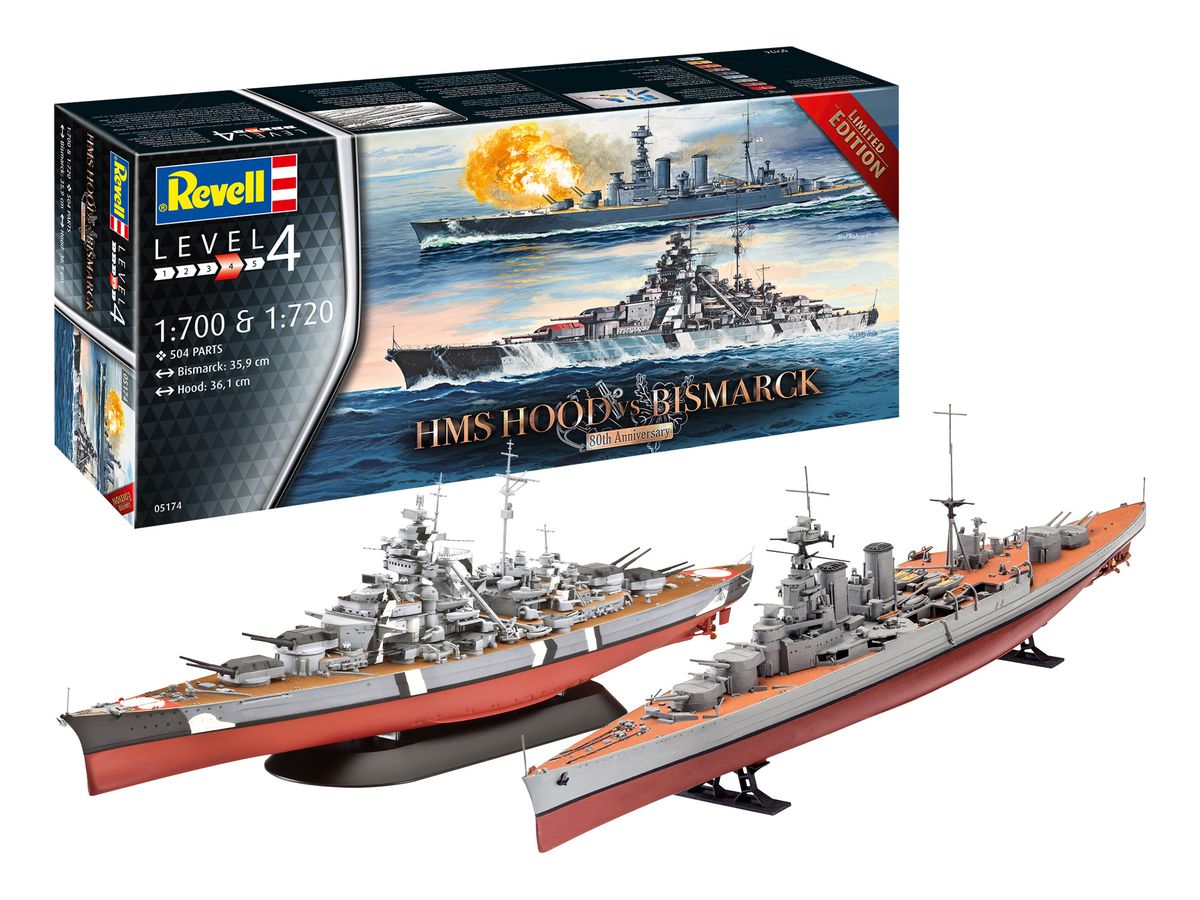 HMS Hood Vs. Bismarck-80th Anniversary Battle Set