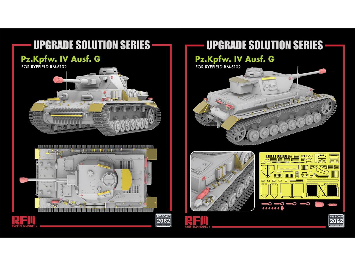 Upgrade set for RFM5102 Pz.Kpfw. IV Ausf. G