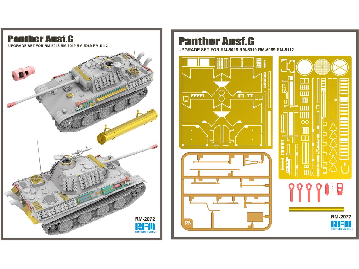 UPGRADE SET FOR PANTHER AUSF.G (5018/5019/5045/5112)