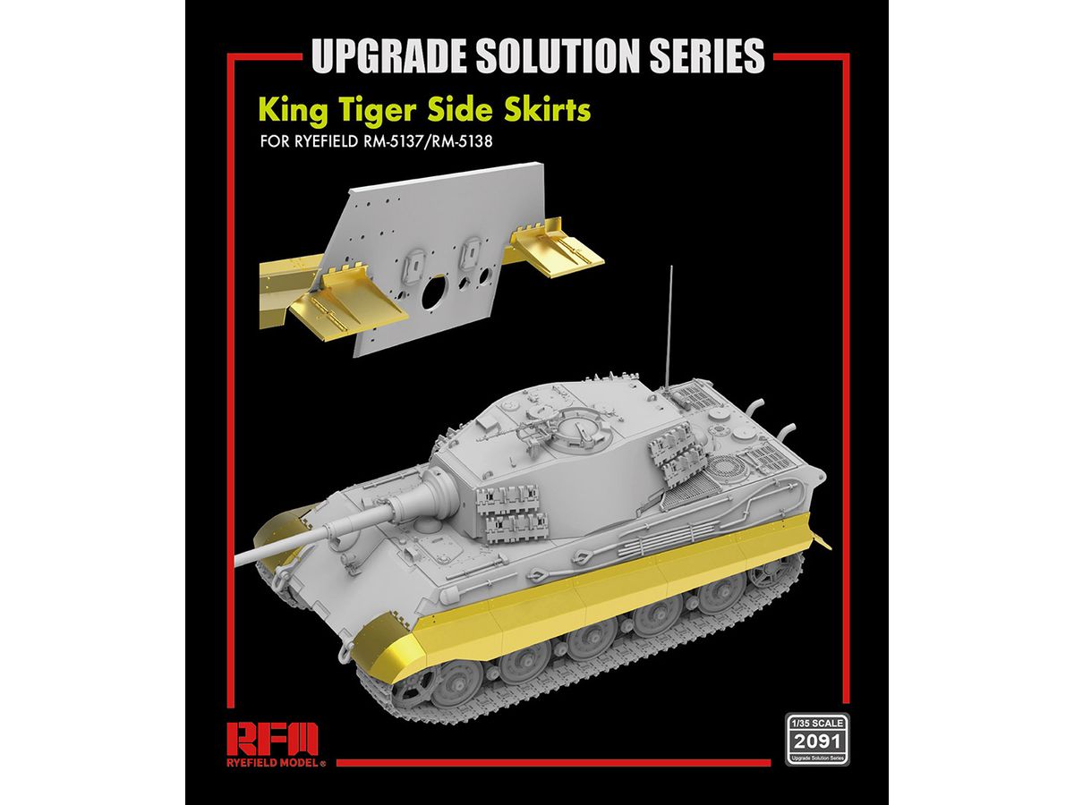 UPGRADE SET King Tiger Side Skirts for RFM5137 & RFM5138
