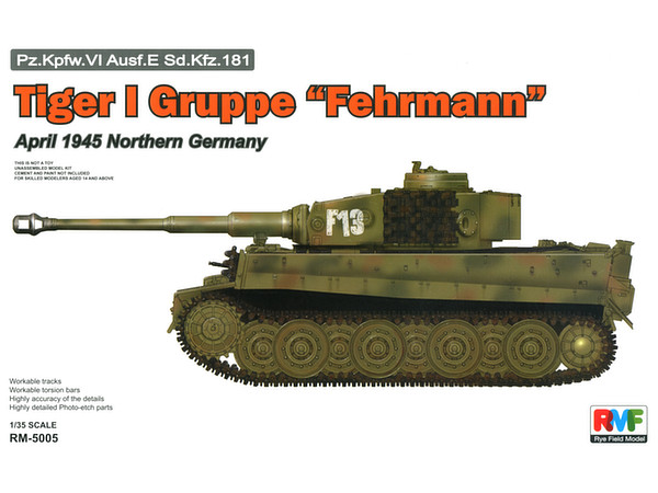 Tiger I Gruppe "Fehrmann" April 1945 Northern Germany
