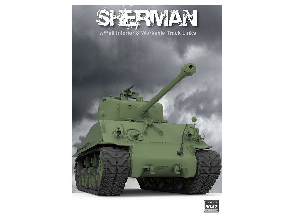 M4A3 76W HVSS Sherman with Full Interior and Workable Track Links