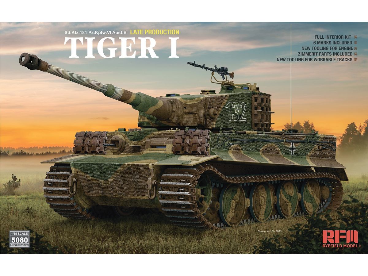 Tiger I Late Production w/Full interior & Zimmerit