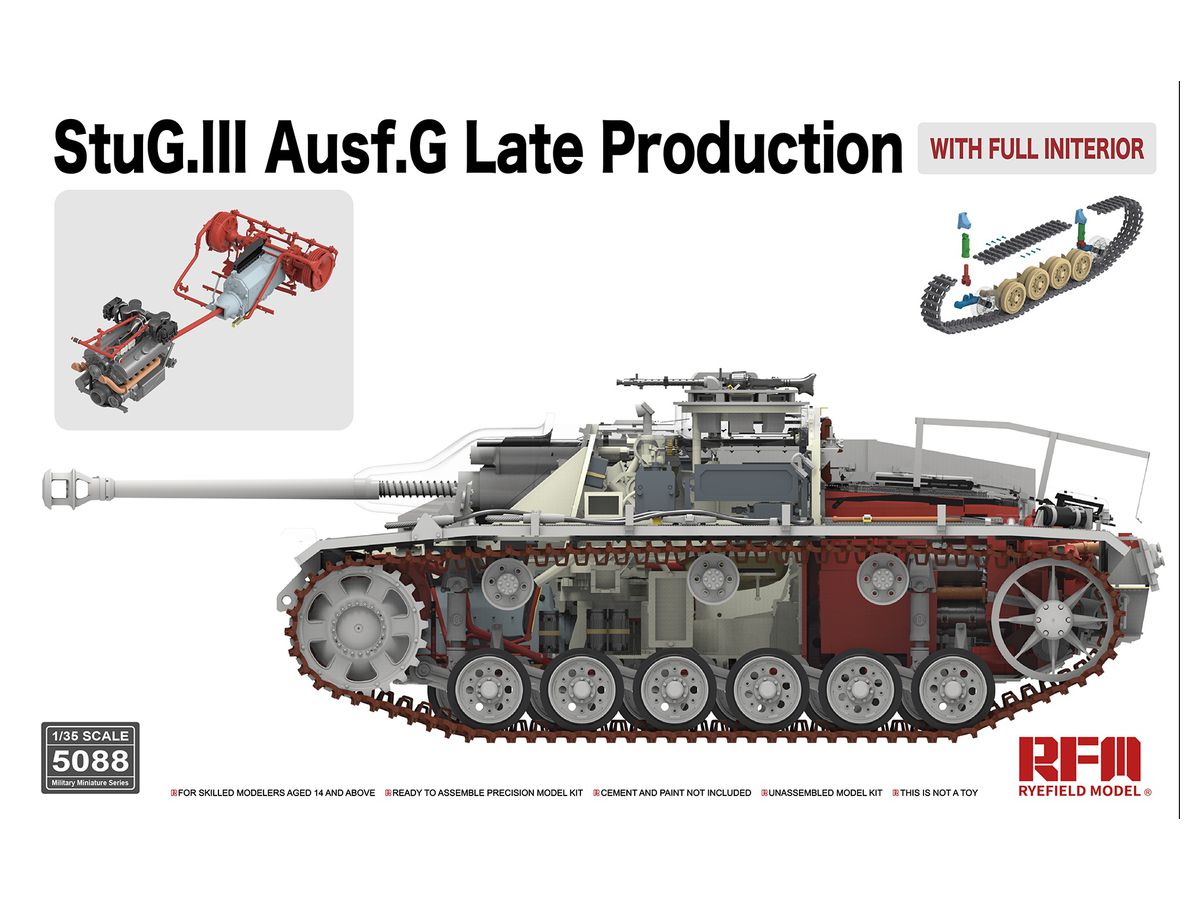 Aber 1/35 Sturmgeschutz/StuG.III Ausf.G Detailing Set # 35022 