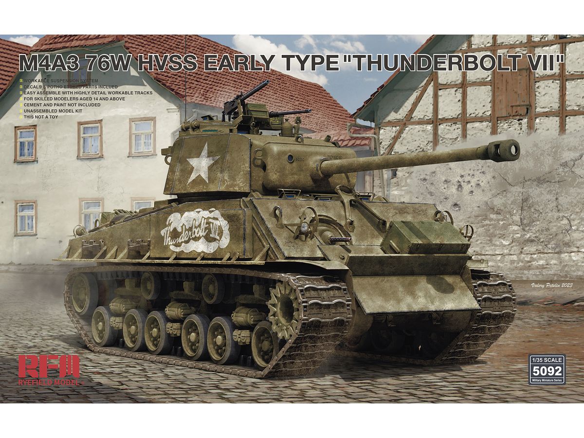 M4A3 76W HVSS Early Type Thunderbolt VII