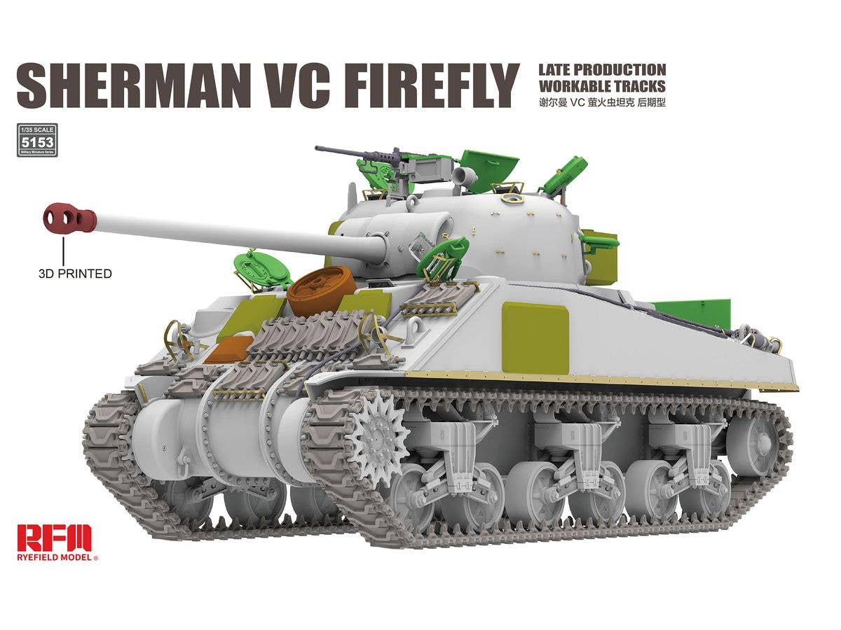Sherman VC Firefly Late Production w/Workable tracks