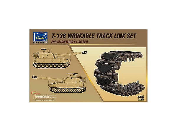 T-136 Workable Track Link Set for M108/M109 A1-A5 SPH | HLJ.com