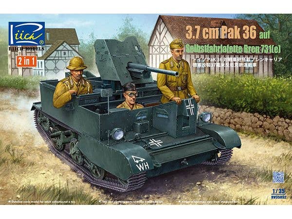 3.7cm PaK 36 auf Selbstfahrlafette Bren 731 e