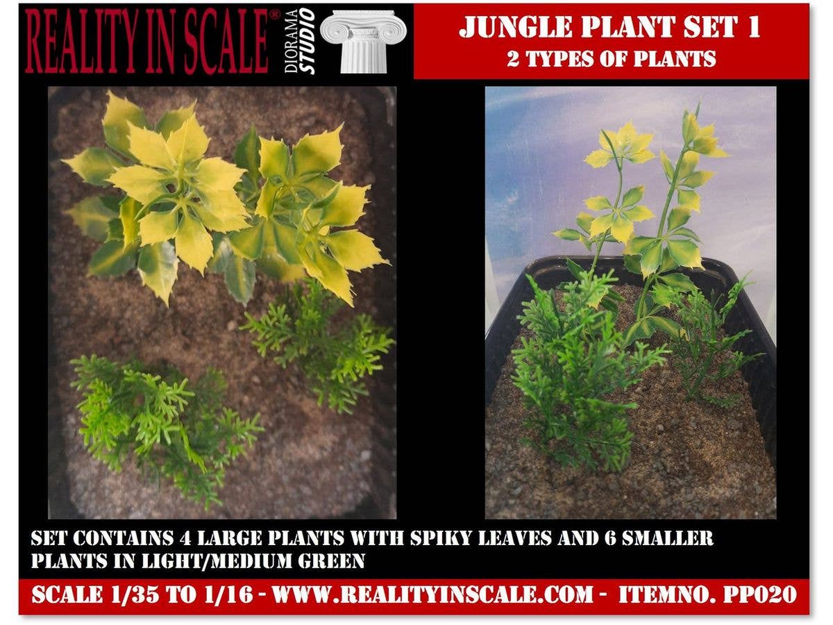 Jungle Plants Set 1 Contains 2 types of plants (1/16 - 1/35)