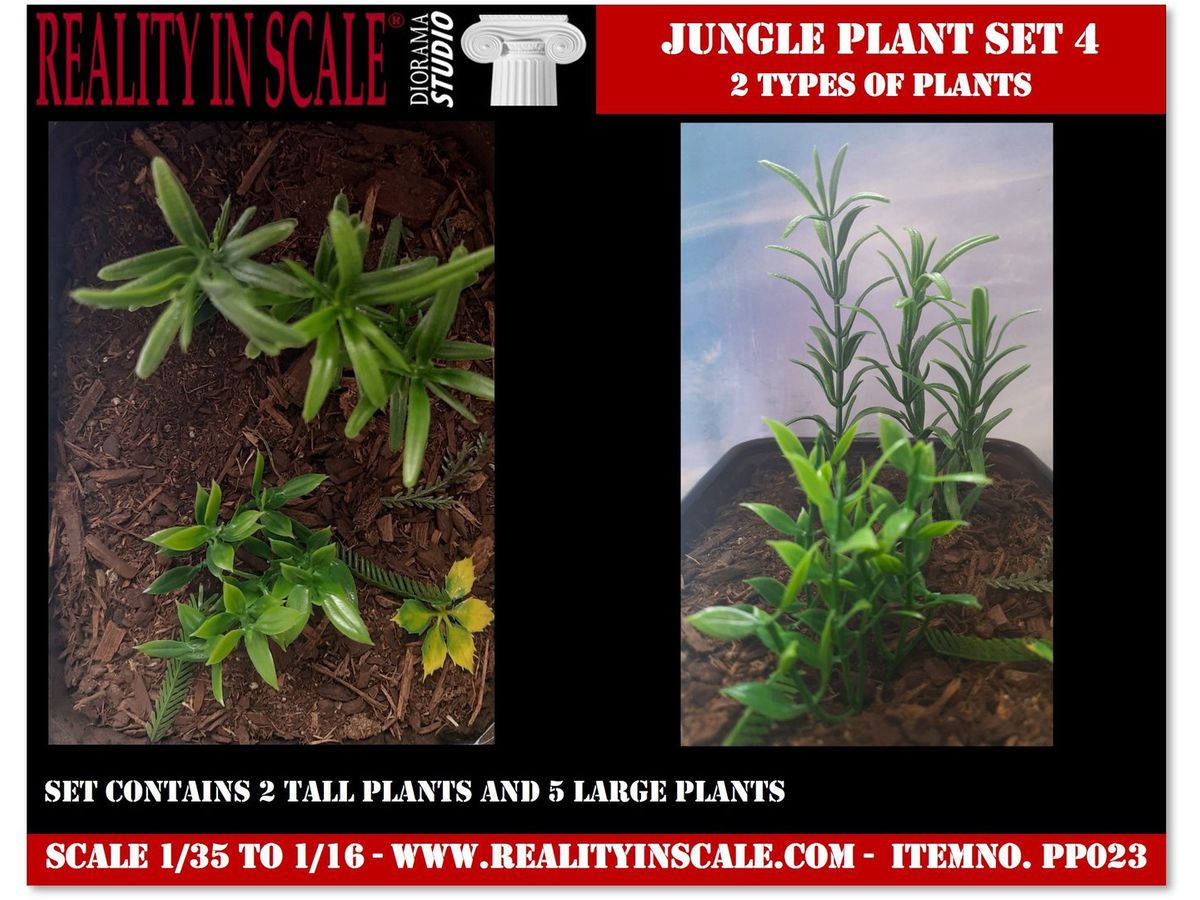 Jungle Plants Set 4 Contains 2 types of plants (1/16 - 1/35)