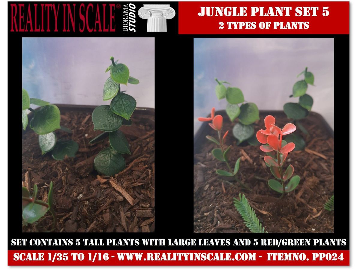 Jungle Plants Set 5 Contains 2 types of plants (1/16 - 1/35)