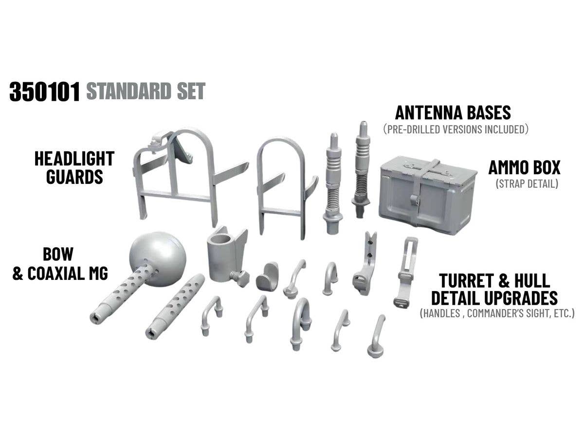 M24 CHAFFEE Tank detail-up set standard (for TAMIYA)