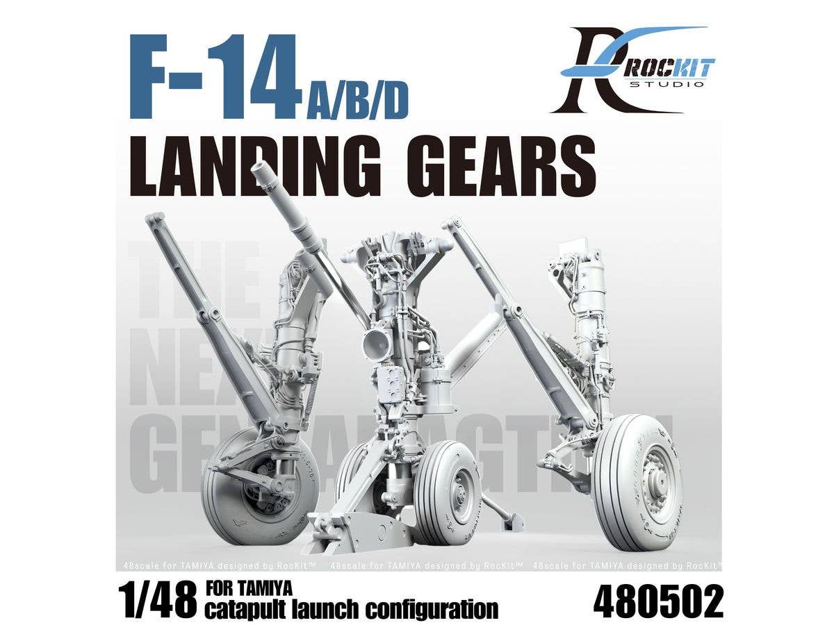 F-14 A/B/D Next-Gen landing gears catapult launch configuration (for TAMIYA)