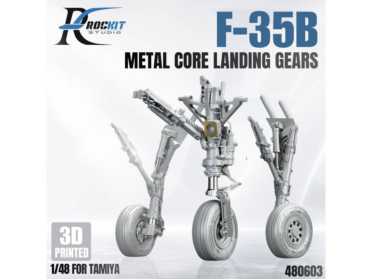 F-35B Landing Gear Upgrade Set (parked version) (for Tamiya)