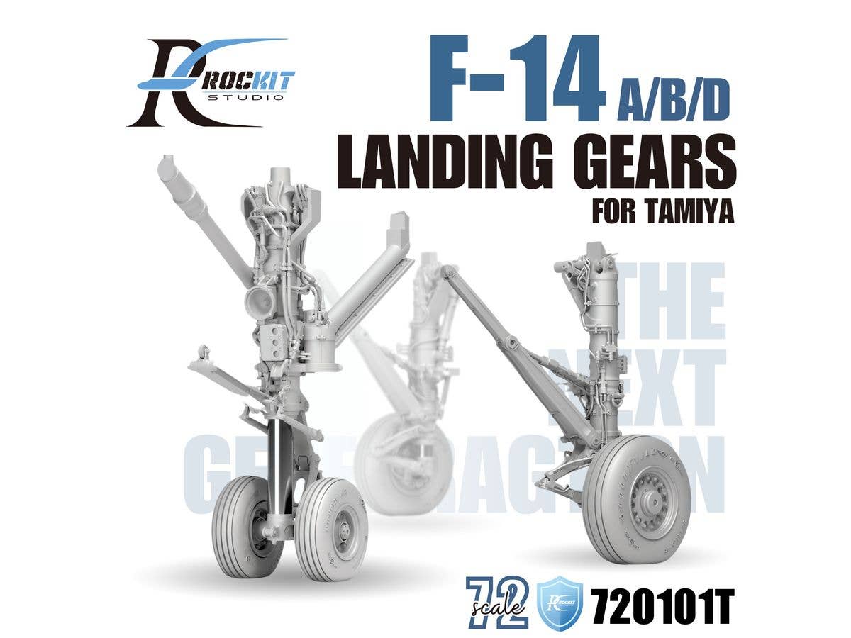 F-14 A/B/D Landing gears for Tamiya
