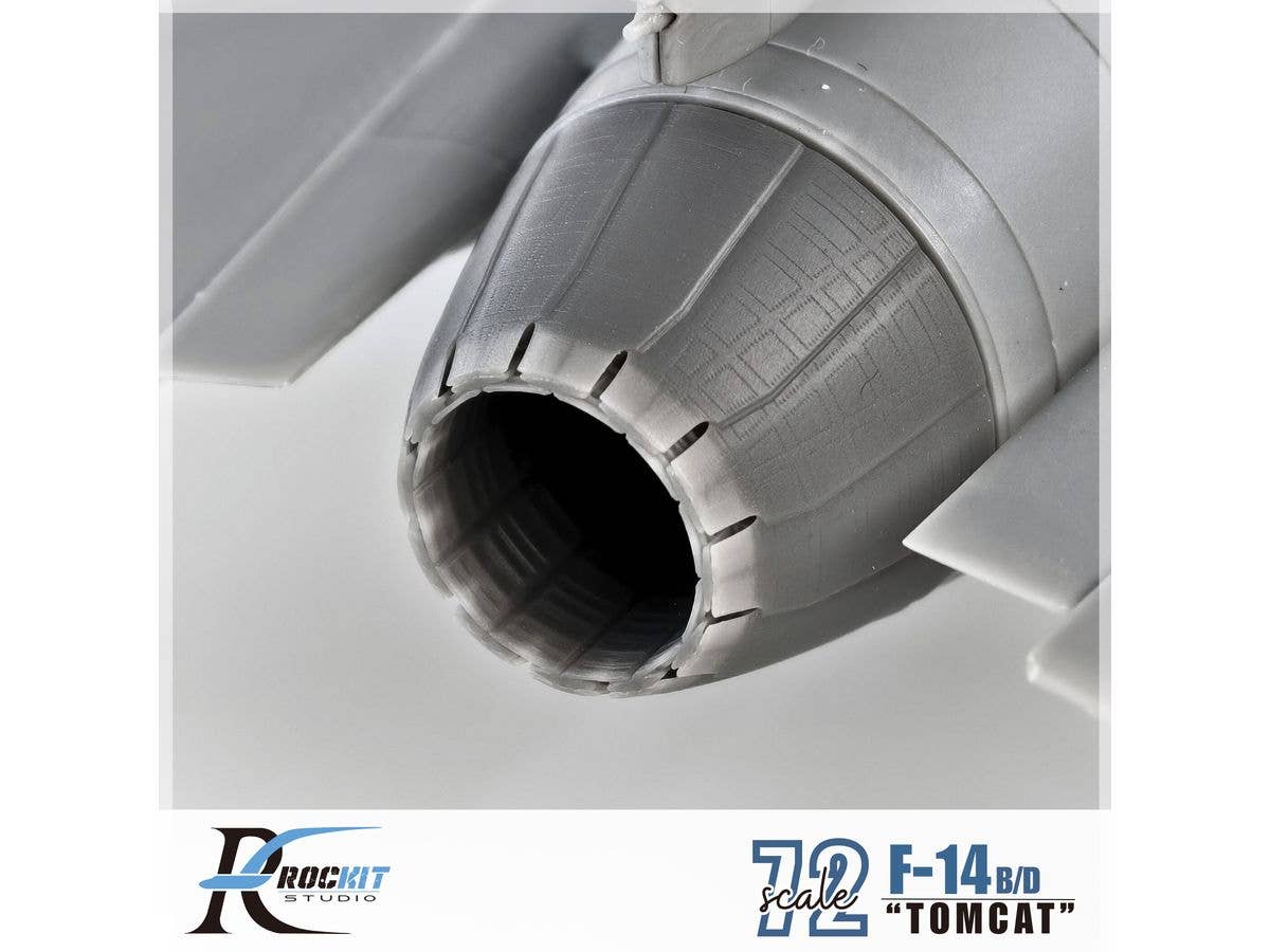 F-14B/D Exhaust nozzles for TAMIYA(closed)