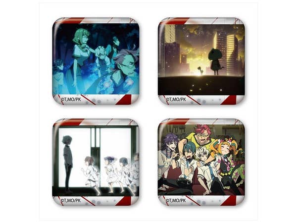 Kiznaiver: 38mm Square Can Badge Set 3