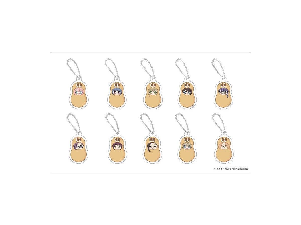 Laid-Back Camp Tsukapon Acrylic Keychain 1Box 10pcs