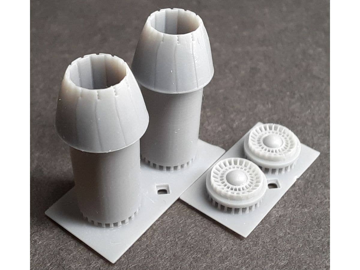 GE nozzle closed for F-14, for Revell