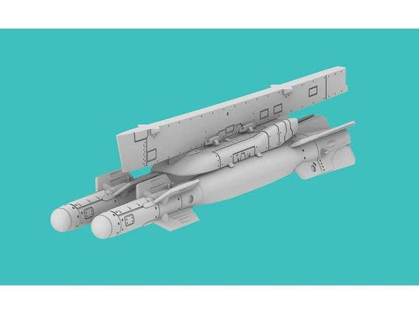 AUF2 twin rack with centre pylon w. GBU-22, for Mirage 2000/F.1