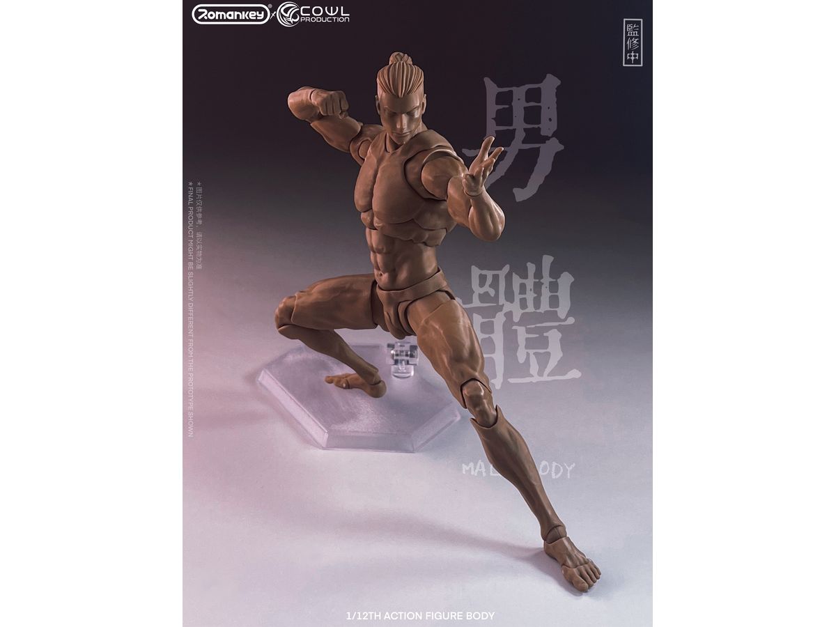 Romankey x COWL Super Movable Male Body (tan skin)