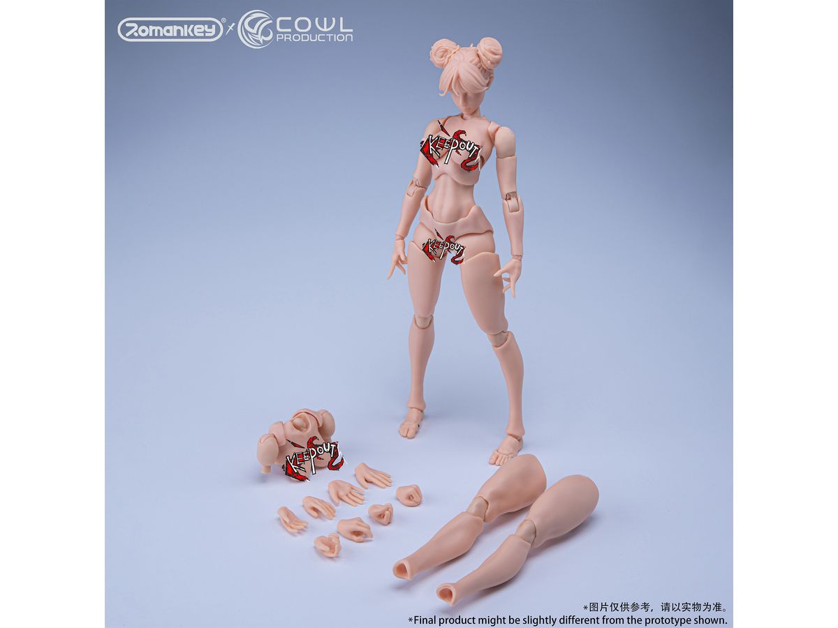 Romankey x COWL Super Movable Female Body (Natural) (Reissue)