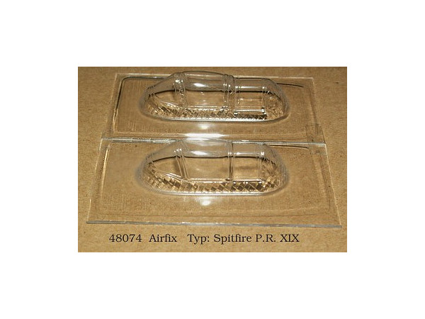 Spitfire P.R. XIX Canopy (Open-Closed) (for Airfix)