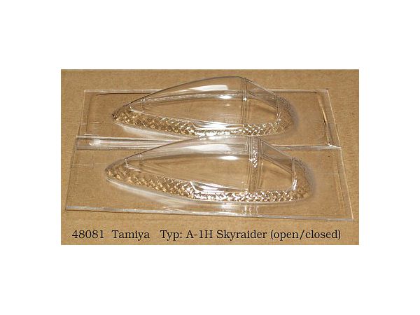 A-1H SkyRadar Canopy (Open-Closed) (for Tamiya)