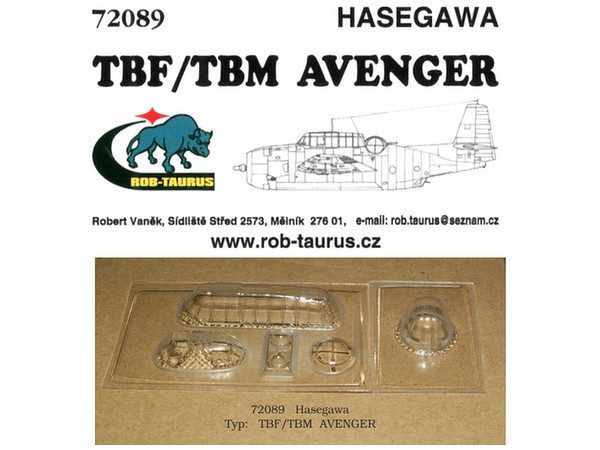 TBF/TBM Avenger Canopy (for Hasegawa)